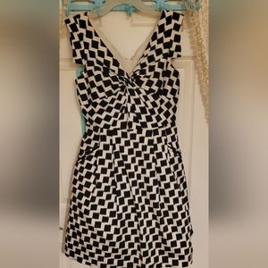 Adorable Black and white checkered dress